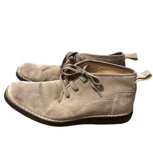 John Varvatos gray lace up booties men’s size 11m. EUC